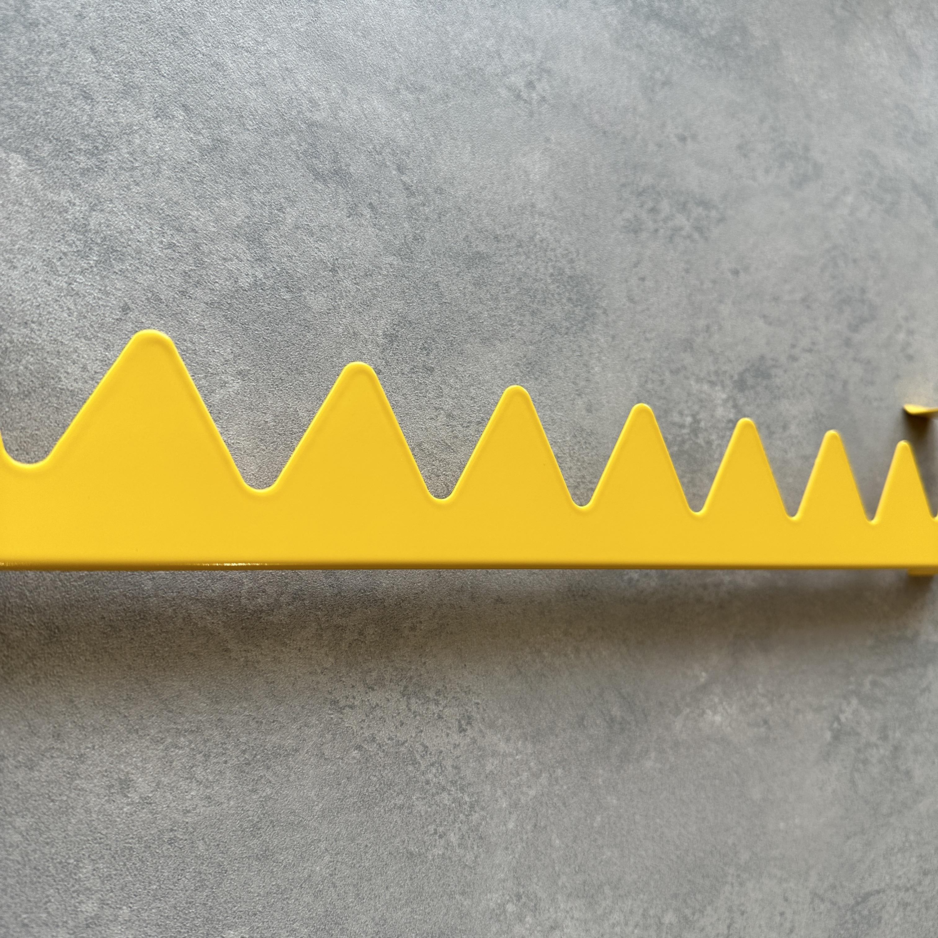 Вешалка Terma Shark 500 мм Soft 1023 Желтый матовый (260) - фото 4 Вешалка Terma Shark 500 мм Soft 1023 Желтый матовый (260) - фото 4