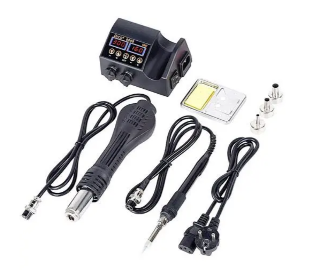 Паяльная станция Micro JCD 8898 80Вт с термофеном ∙ Паяльная станция Micro JCD 8898 80Вт с термофеном ∙