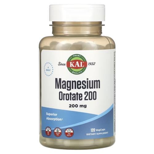 Магний KAL Magnesium Orotate 200 мг 120 Vegcaps (CAL-71060)