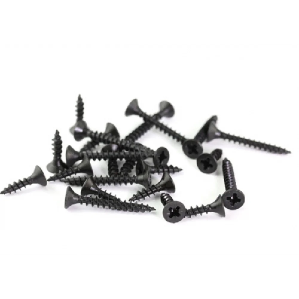 Саморізи для ДСП Muller 4х30 мм оцинковані 50 шт. Чорний (SR1135)