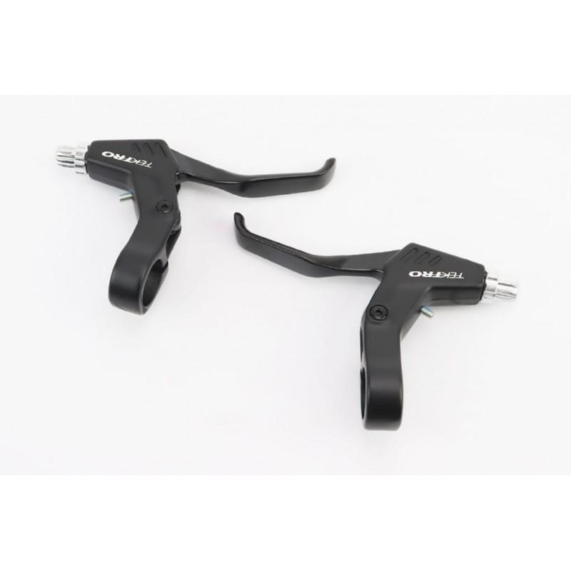 Гальмівні ручки Tektro RS360A під 2 пальці Al/Pl Чорний (411586)