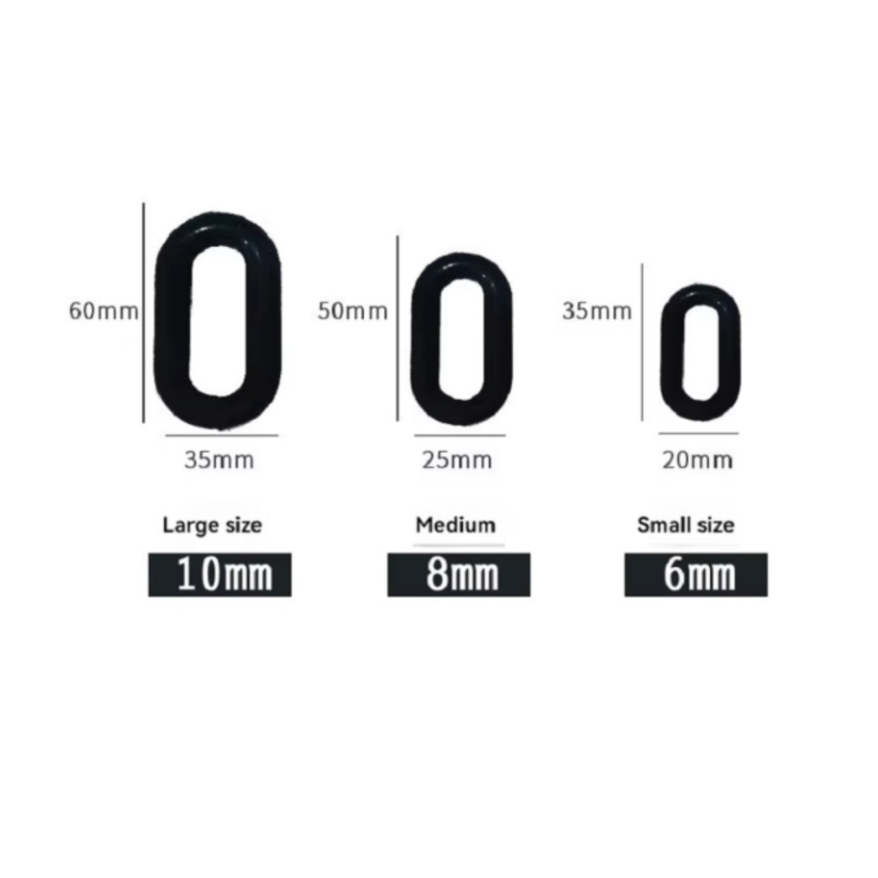 Ланцюг декоративний пластиковий 8 мм 25 м Жовто-чорний (Б409) - фото 4 Ланцюг декоративний пластиковий 8 мм 25 м Жовто-чорний (Б409) - фото 4