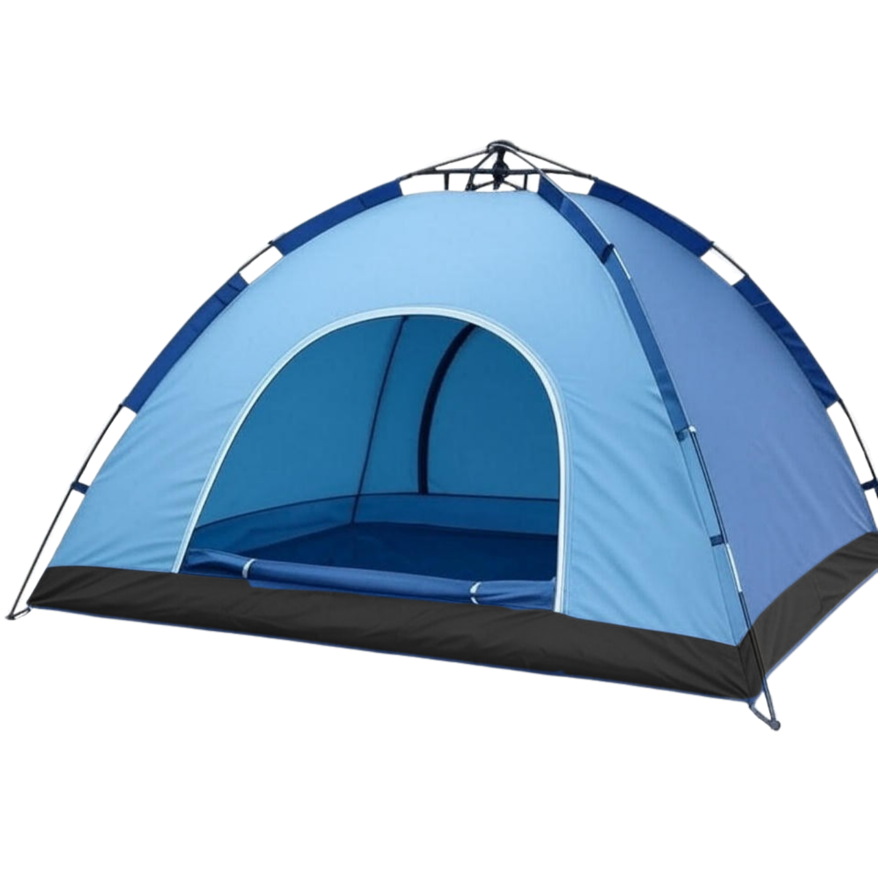 Палатка-трансформер туристическая самораскладная 200х150х115 см Голубая (1945578101)