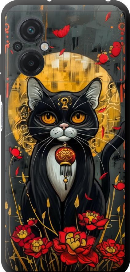 Чехол на Xiaomi Poco M5 China Cat (6134b-2767-42517) Чехол на Xiaomi Poco M5 China Cat (6134b-2767-42517)
