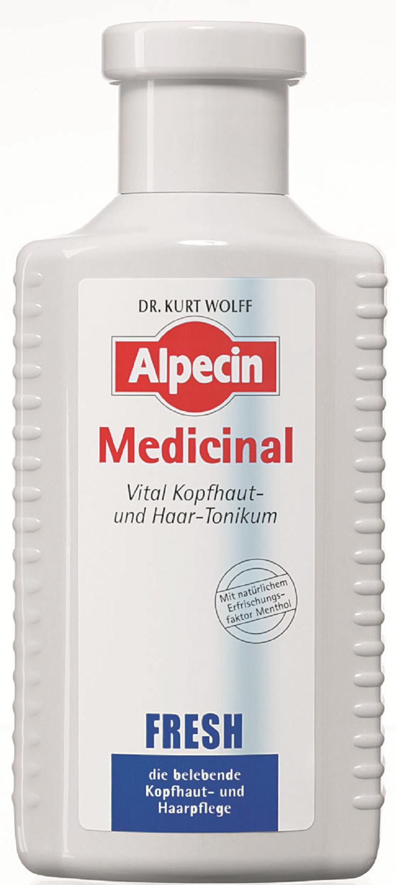 Тонік чоловічий від випадіння волосся Alpecin Medicinal Fresh віталізірующій 200 мл (20214)