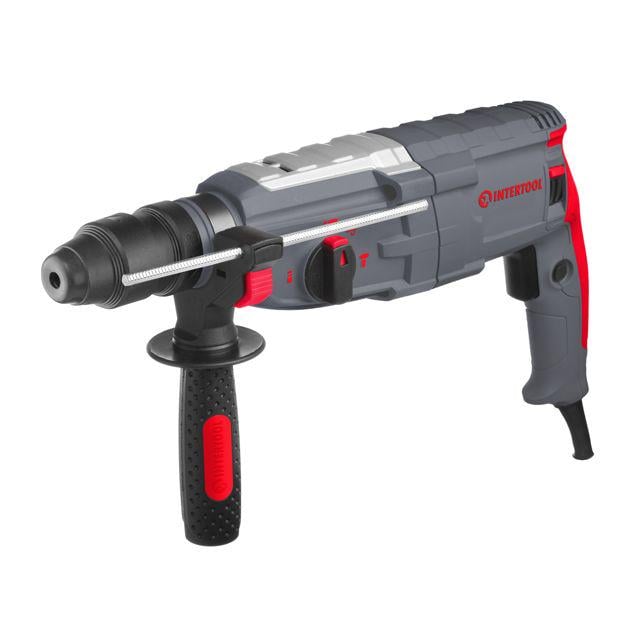 Перфоратор Intertool DT-0186 1000 Вт 3,5 Дж 0-1300 об/мин 0-5100 уд/мин 3 режима SDS plus съемный быстрозажимной патрон (130627) Перфоратор Intertool DT-0186 1000 Вт 3,5 Дж 0-1300 об/мин 0-5100 уд/мин 3 режима SDS plus съемный быстрозажимной патрон (130627)