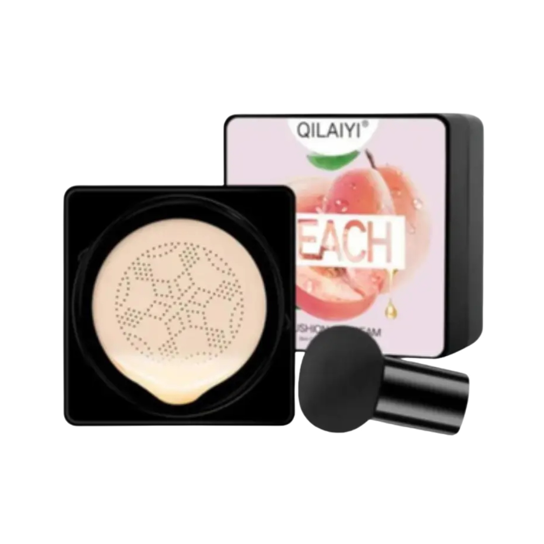 Кушон для обличчя Qilaiyi Peach Cushion CC Cream 02-Бежевий натуральний 20 мл (27303397)