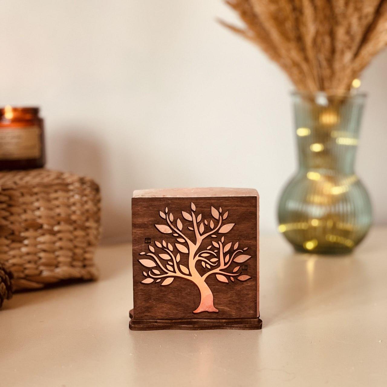 Соляна лампа-нічник Дерево (П4К-bahmut-001/4)