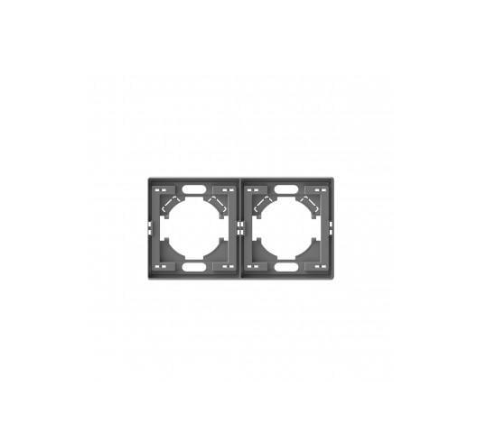 Рамка Videx Nota 2 поста горизонтальная (VF-NT-FR2H-GR)