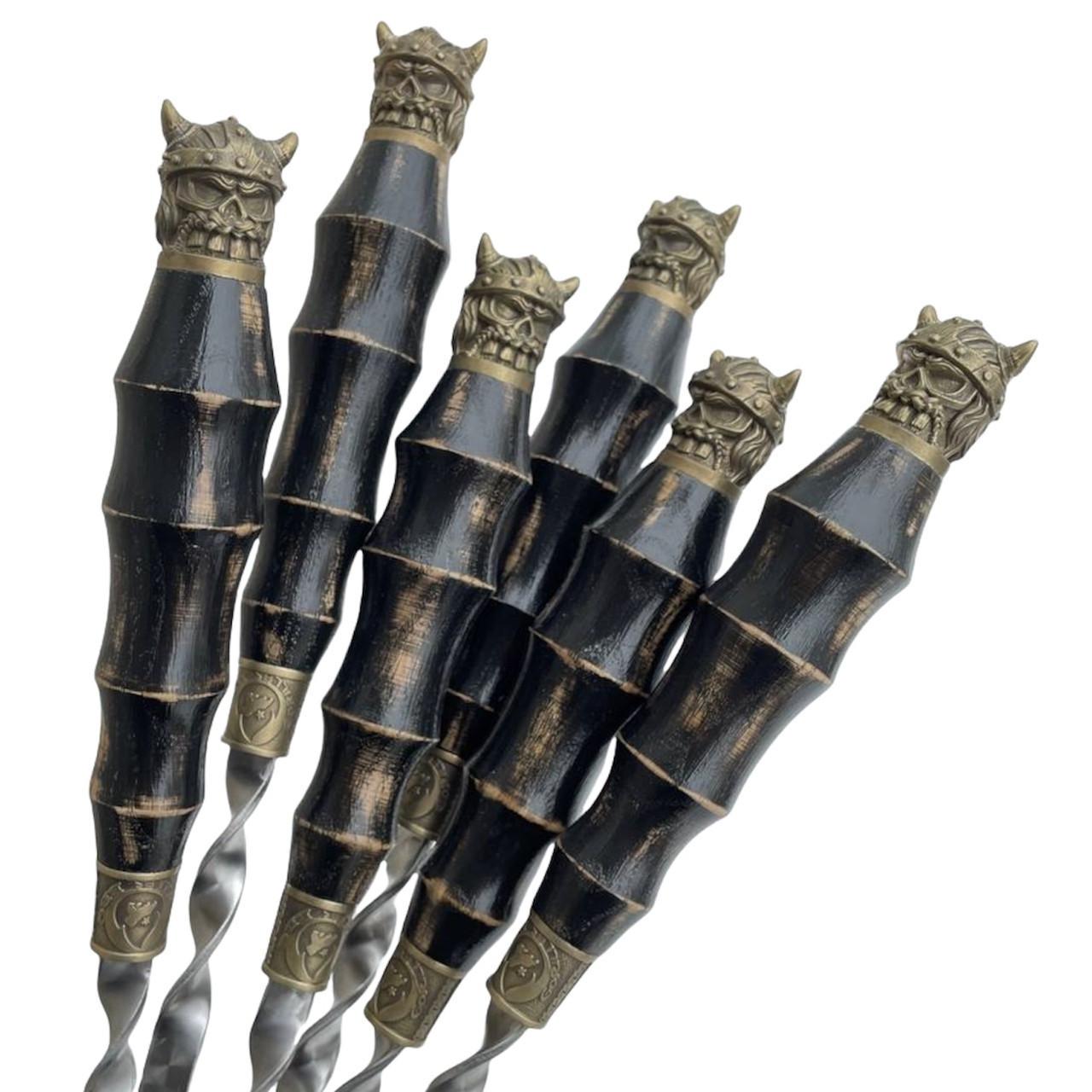 Шампур Gorillas BBQ SKK12 Викинг из нержавеющей стали 3 мм 1 шт. 45 см (2620472403) - фото 2 Шампур Gorillas BBQ SKK12 Викинг из нержавеющей стали 3 мм 1 шт. 45 см (2620472403) - фото 2