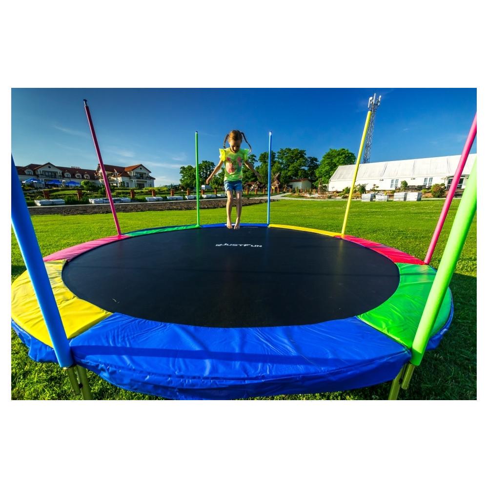 Батут Just Fun зовнішня сіткa і драбинка 374 см Multicolor - фото 5