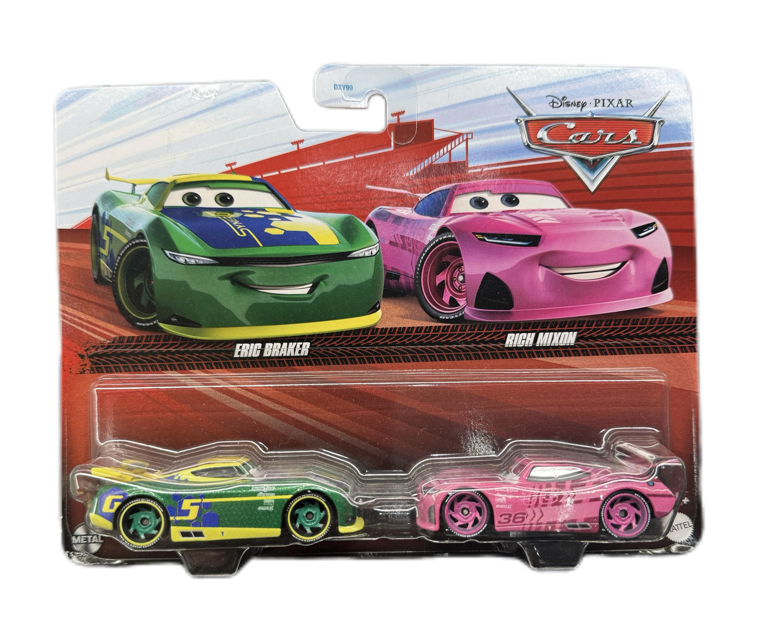 Набор игрушечных машинок Mattel Disney Pixar Cars Eric Braker и Rich Mixson