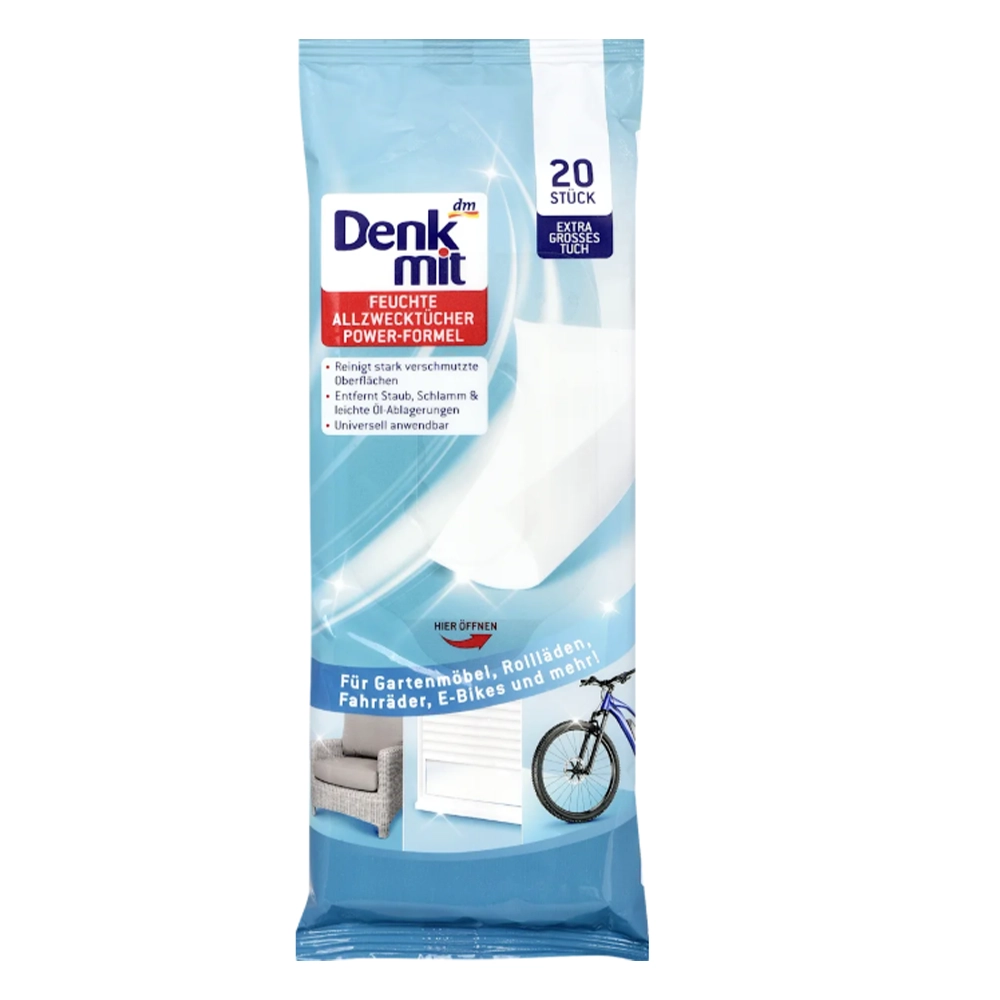 Салфетки влажные DenkMit Heavy Duty универсальные 20 шт. (EPI-15102025-680)