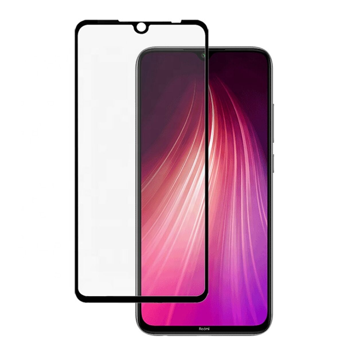 Захисне скло Glass Full Glue для Xiaomi Redmi Note 8 Black (4474)