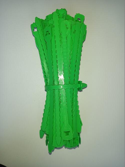 Хомут садовий для підв'язки рослин 17,5х0,8 см (1561904233) - фото 2