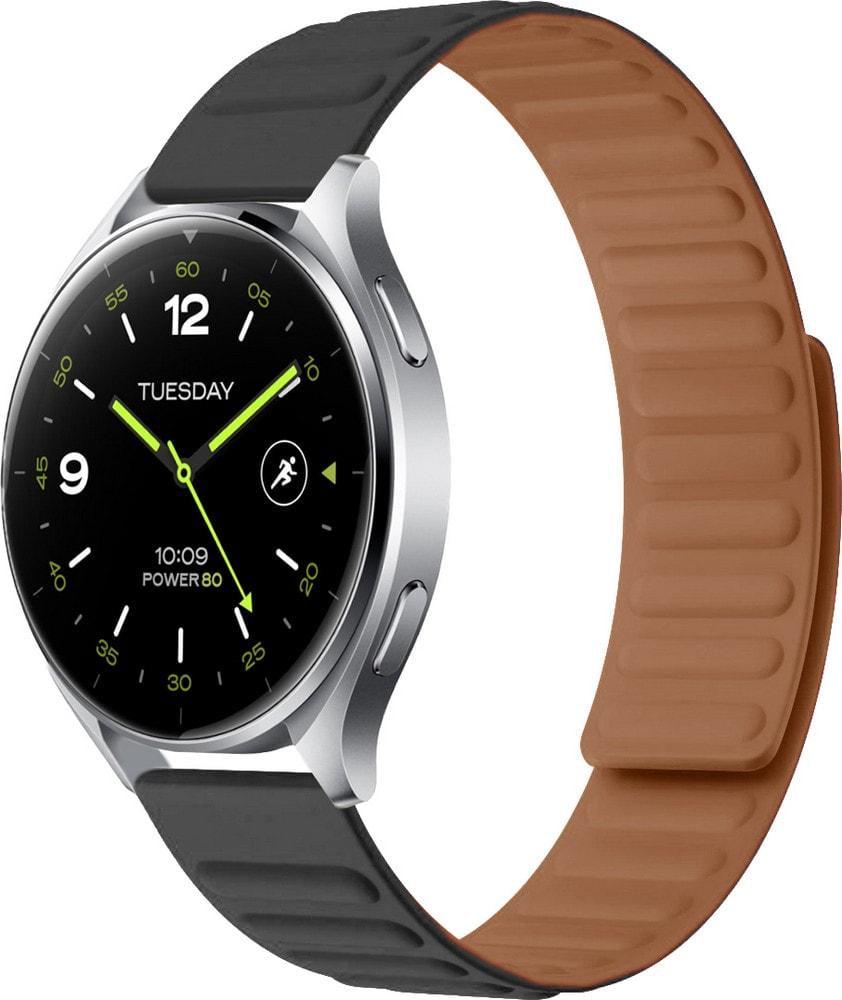 Ремешок магнитный Magneter для Xiaomi Watch 2/2 Pro Black (37182-2B)