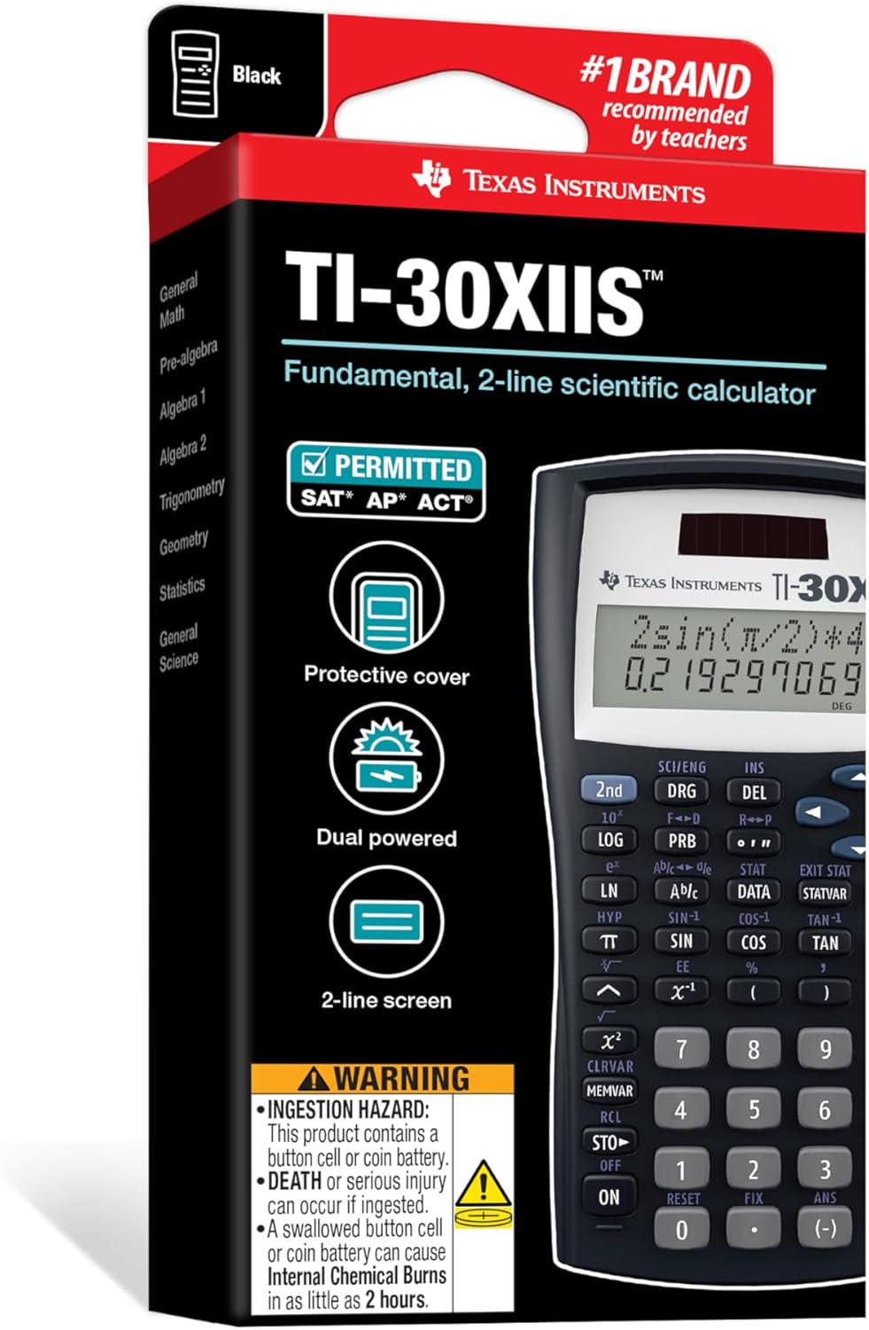 Калькулятор научный Texas Instruments TI-30XIIS Scientific Calculator - фото 10 Калькулятор научный Texas Instruments TI-30XIIS Scientific Calculator - фото 10