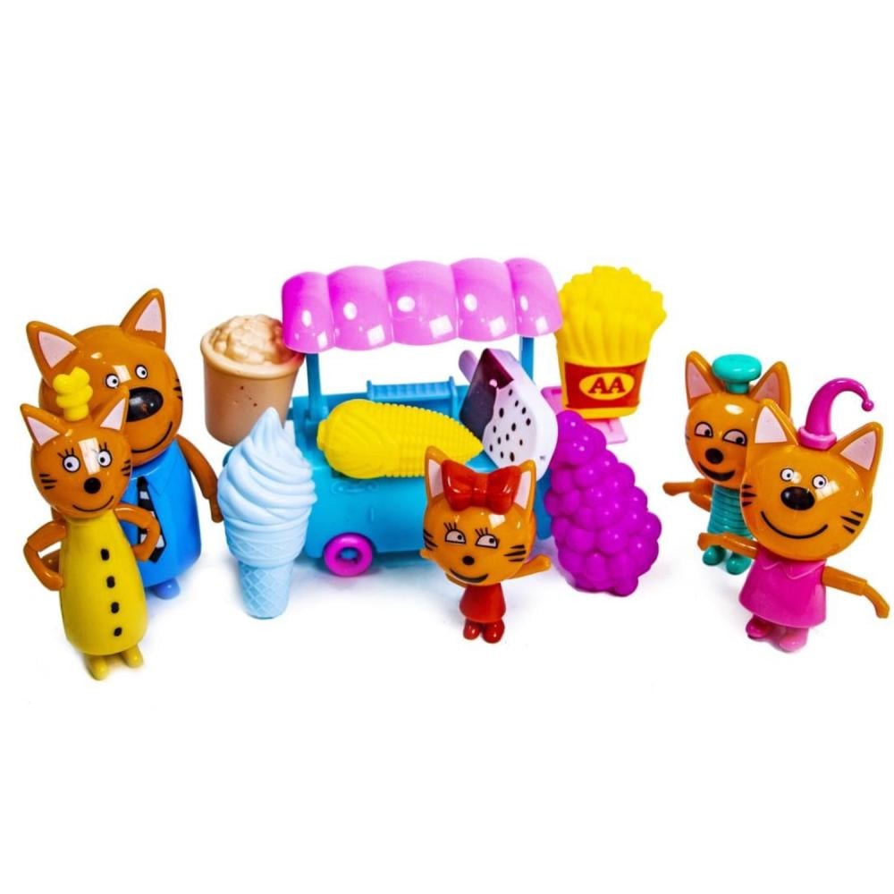Набор игровой с фигурками Три кота Multicolor (N73-2)
