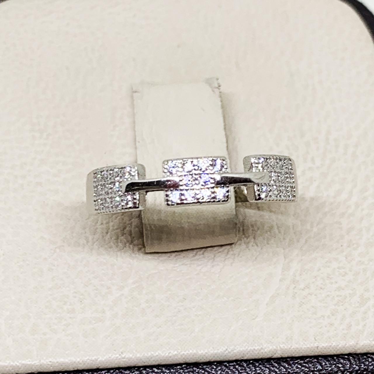 Кольцо серебряное с кубическим цирконием 2,27 г р. 17 (1663120199)