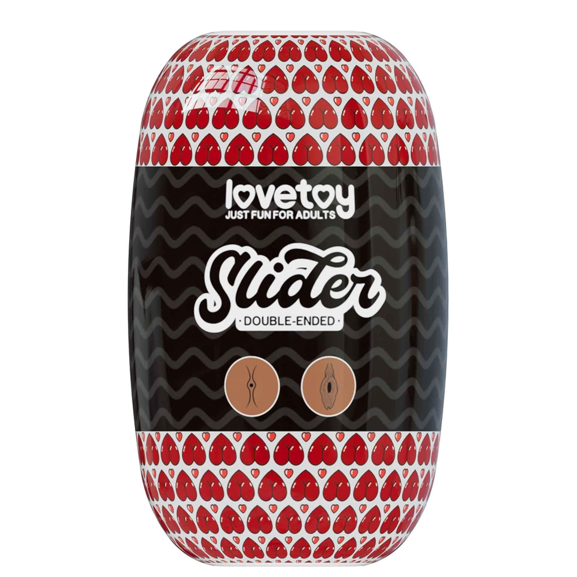 Мастурбатор LoveToy Slider DoubleLoveToyEnded Ass and Vagina Brown