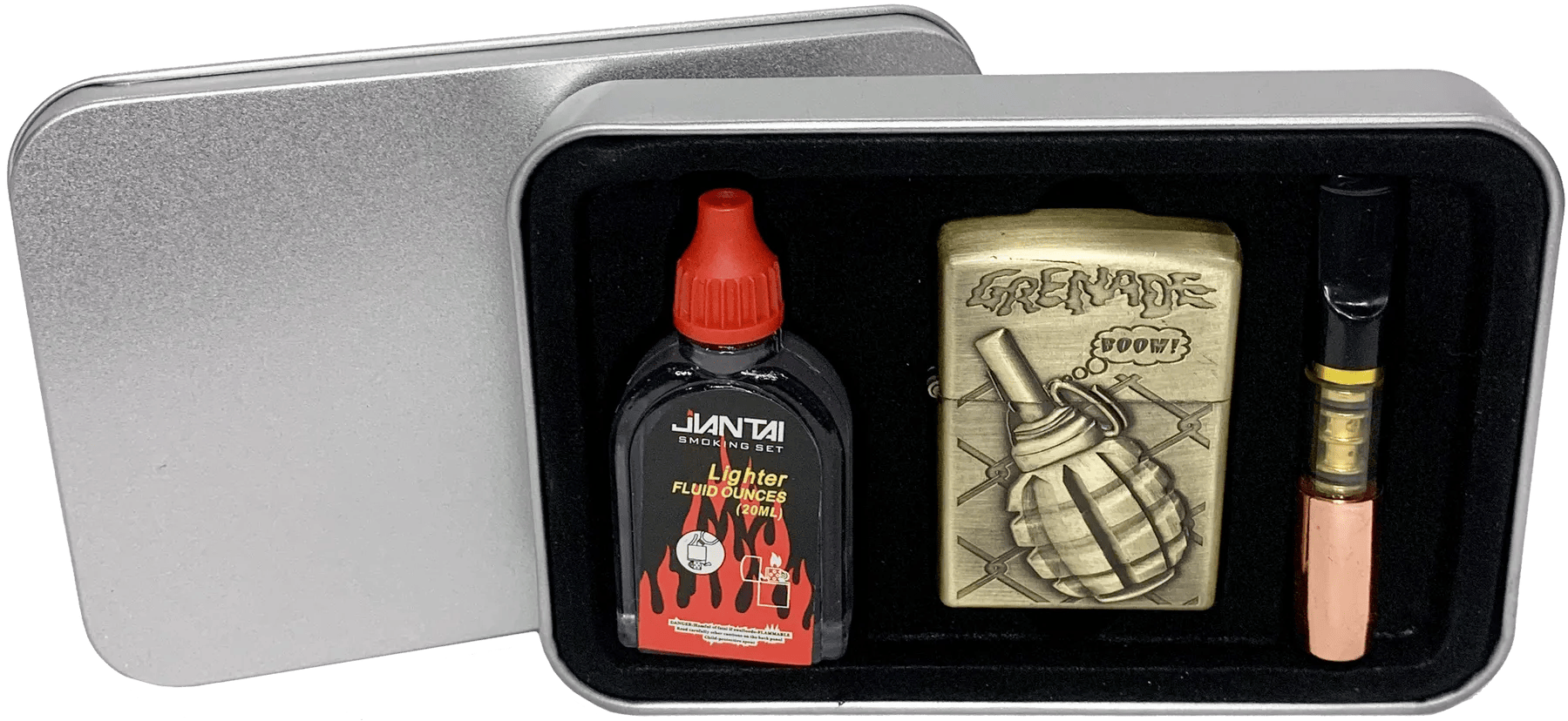 Зажигалка граната бензиновая 3в1 тип 3