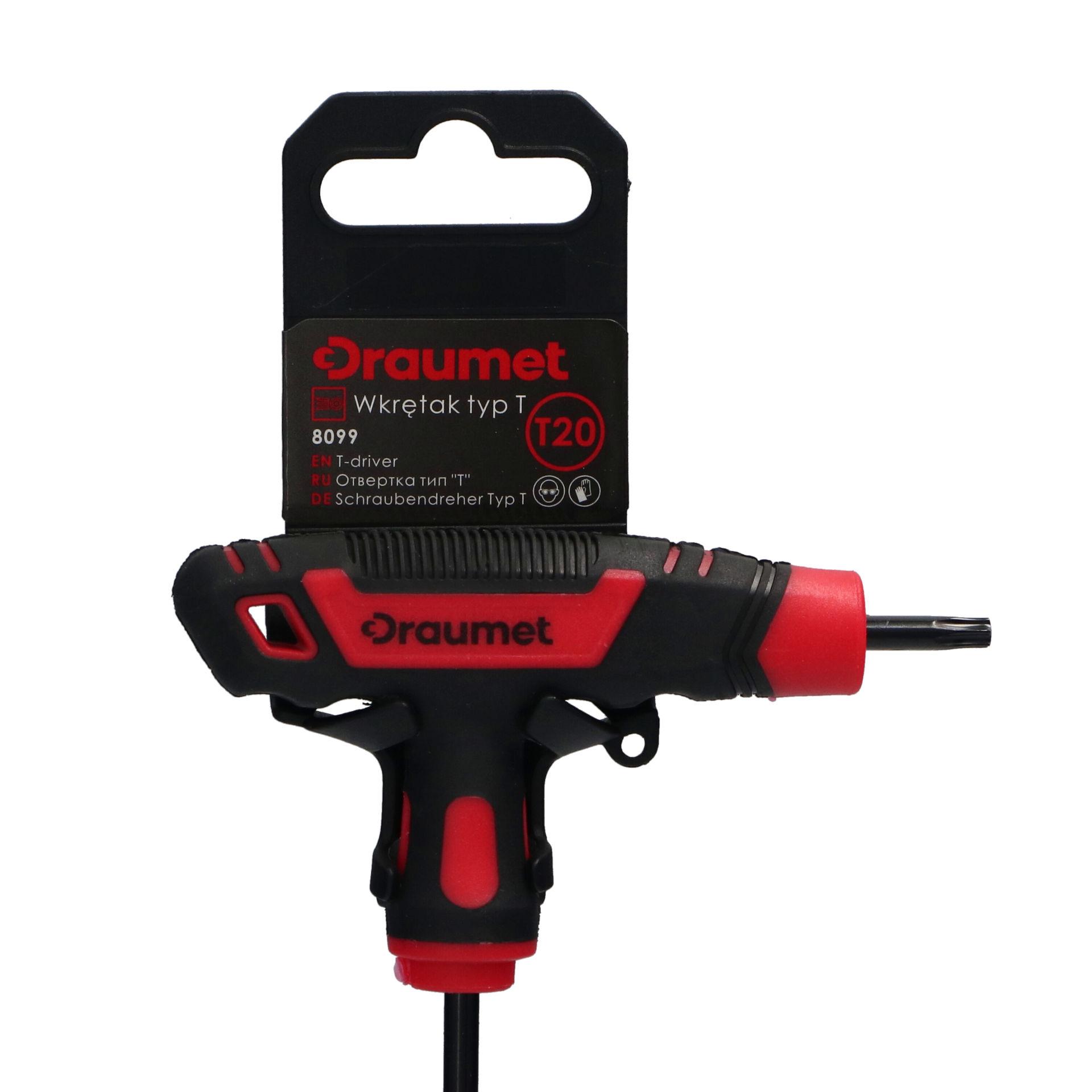 Викрутка Torx T20 Draumet 100х15 мм (E8099) - фото 4 Викрутка Torx T20 Draumet 100х15 мм (E8099) - фото 4