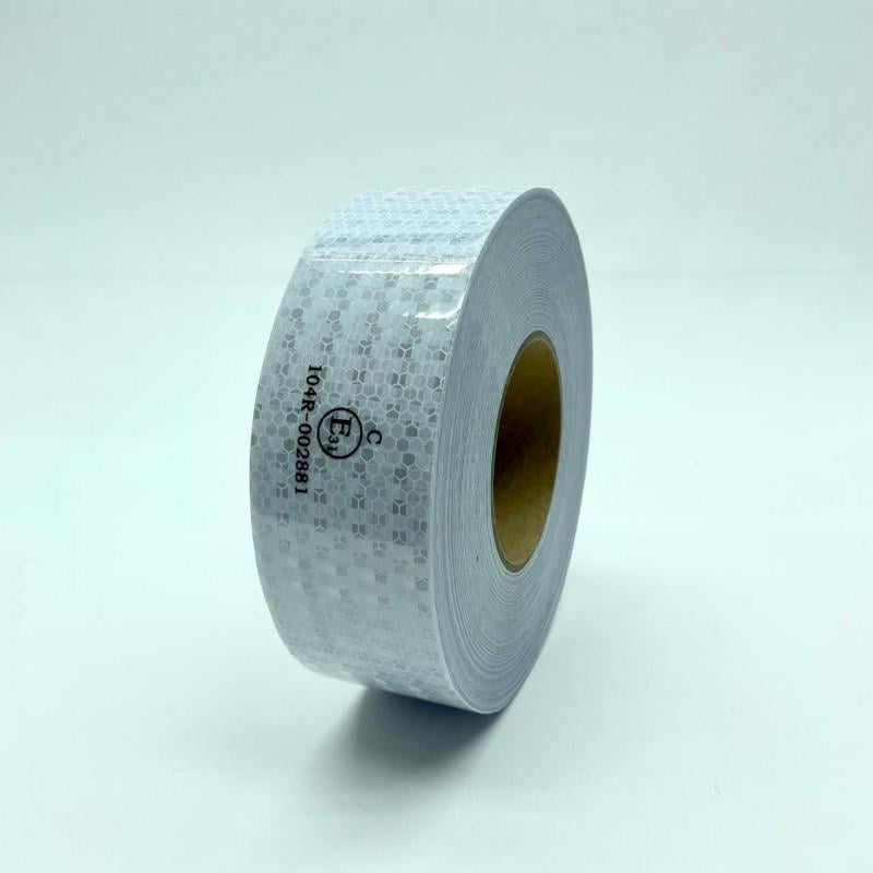 Лента светоотражающая для маркировки кузова 50 м Белый (34811704)