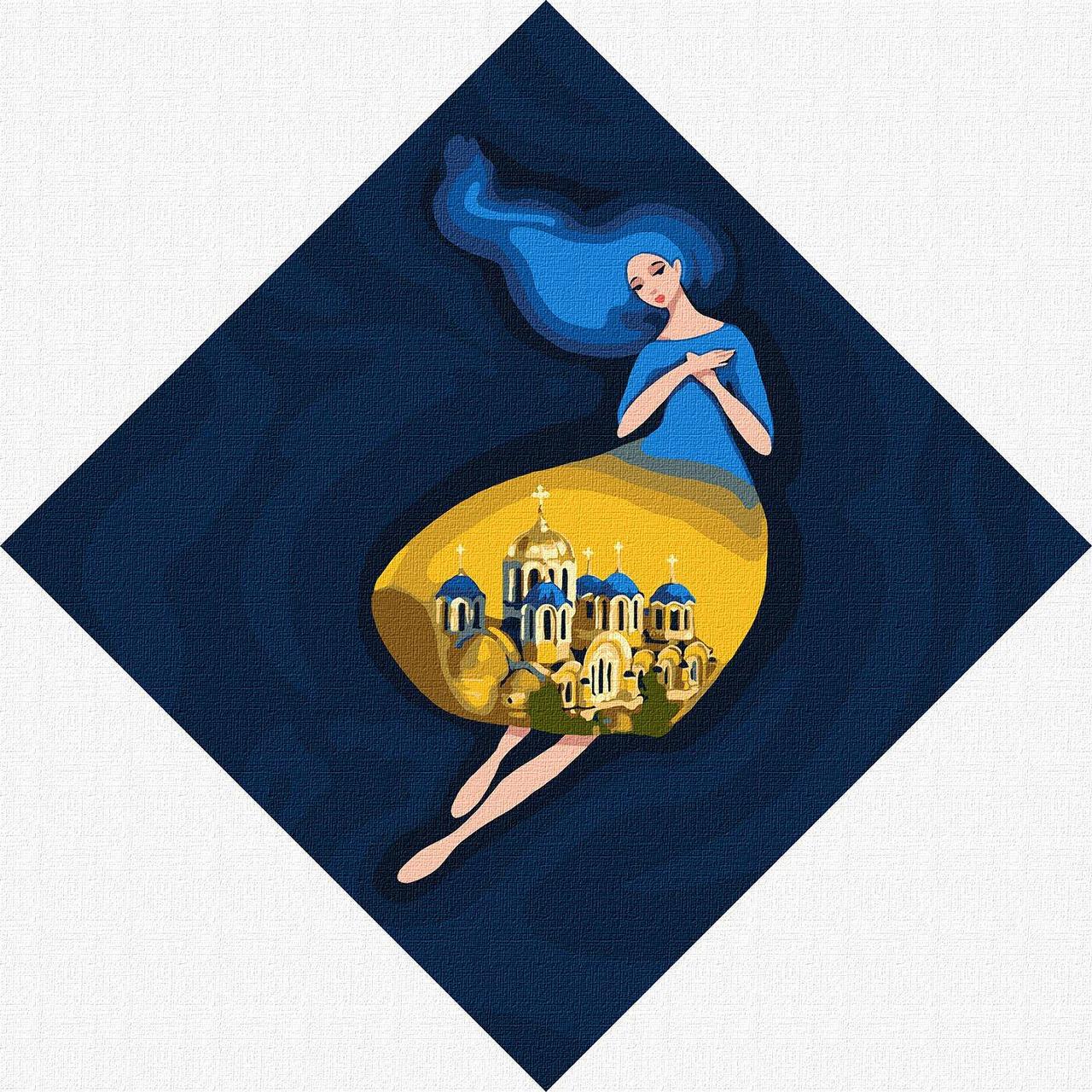 Картина по номерам Ideyka Берегиня Владимирская 30х30 см (2824286771)