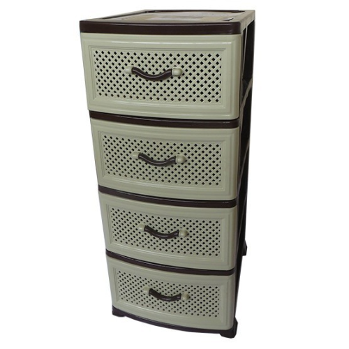 Пластиковый комод Гигант 4 ящика 92х40х50 см