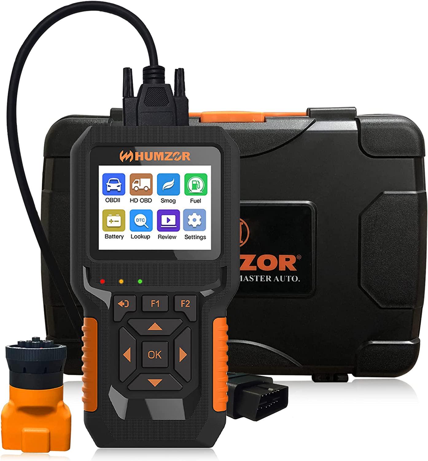 Автосканер для грузовых и легковых HUMZOR NC601 OBD2 24 V и 12 V