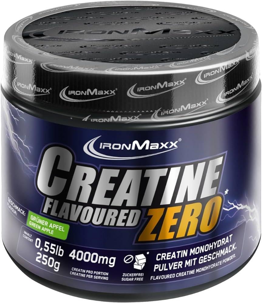 Креатин IronMaxx Creatine Flavoured ZERO Green Apple 250 г