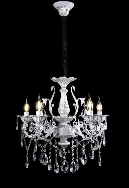 Люстра свеча Ray LKM777/5 WT+SL (IR006856)