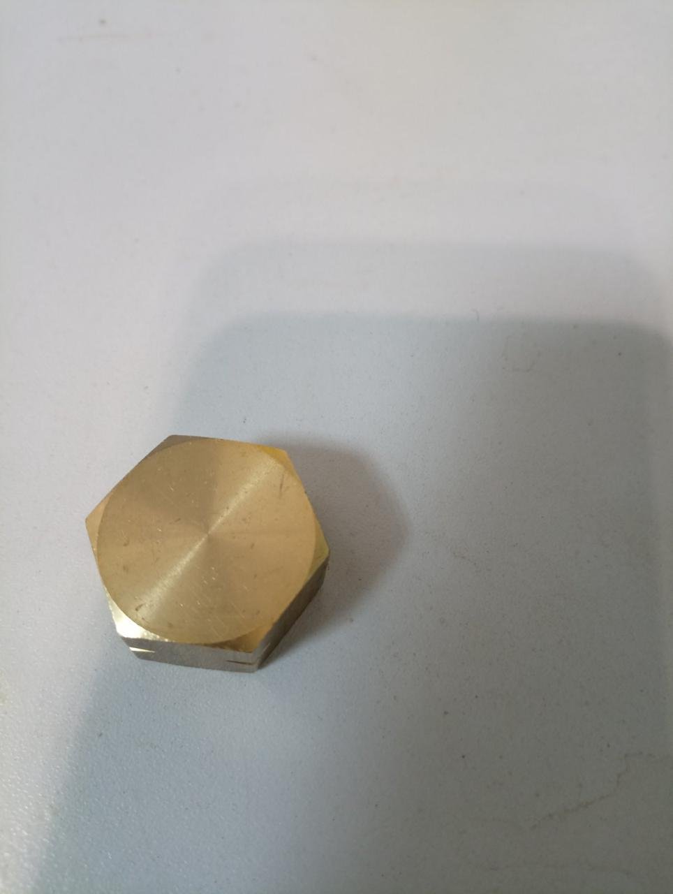 Заглушка латунна Bradas на газовий балон 21,8 (1/2") - фото 4