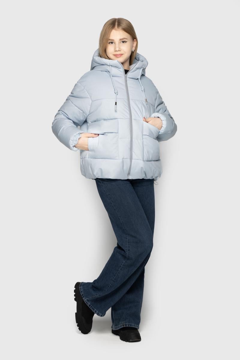 Куртка Cvetkov Коко 128 см Молочно-блакитний (2000000223650)