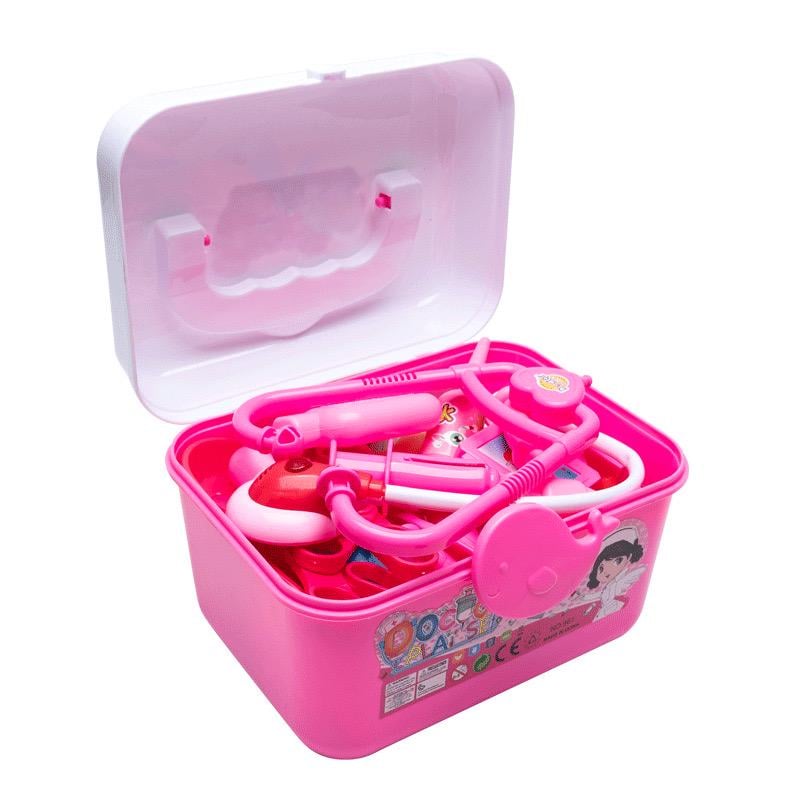 Іграшковий набір лікаря Рожевий