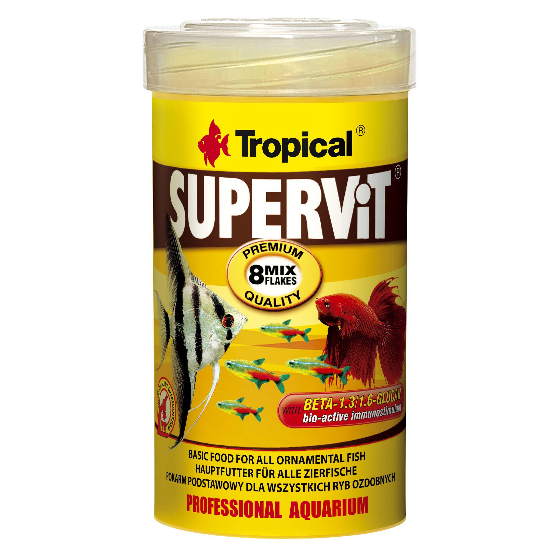 Корм для аквариумныx рыб Tropical SuperVit в xлопьяx 100 мл (5900469771037)