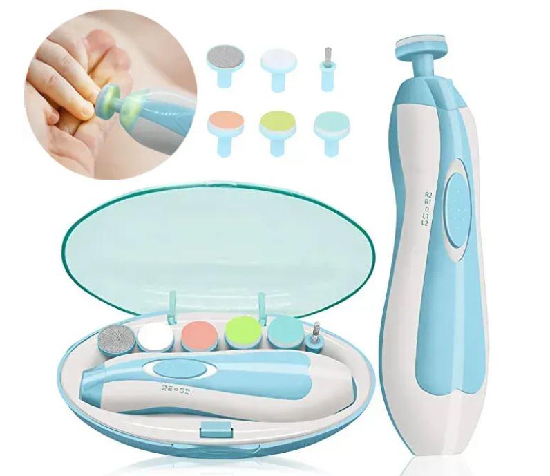 Маникюрный набор для детей NAIL TRIMMER XL-667 триммер для ногтей/полировщик Голубой - фото 7