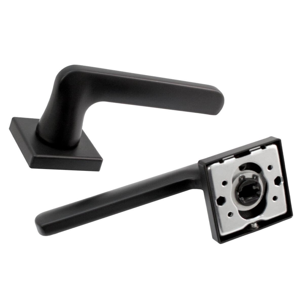 Дверная ручка Protect Basic R ф/з Черный матовый (2342317962) - фото 3 Дверная ручка Protect Basic R ф/з Черный матовый (2342317962) - фото 3