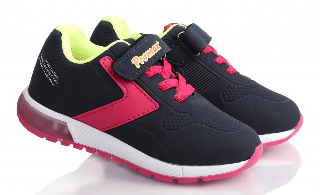 Кроссовки для девочек р. 28 Сине-малиновый (501)