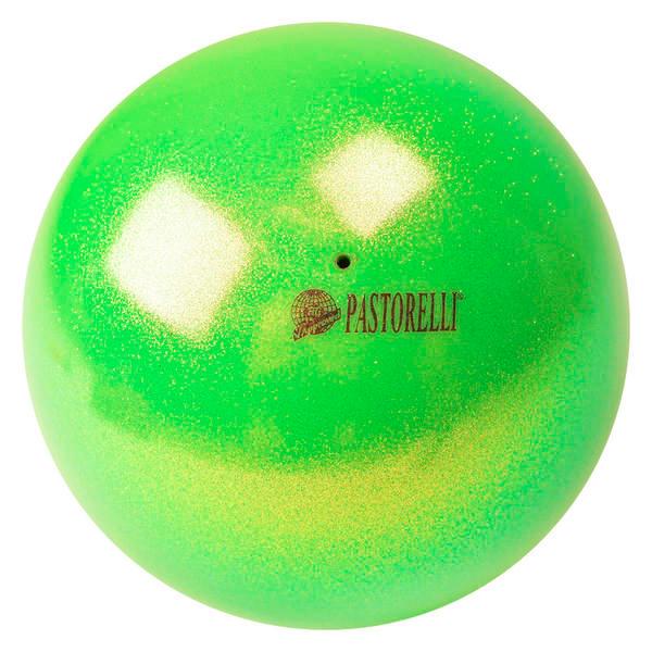 М'яч Pastorelli Generation FIG Glitter HV 18 см Verde - фото 1