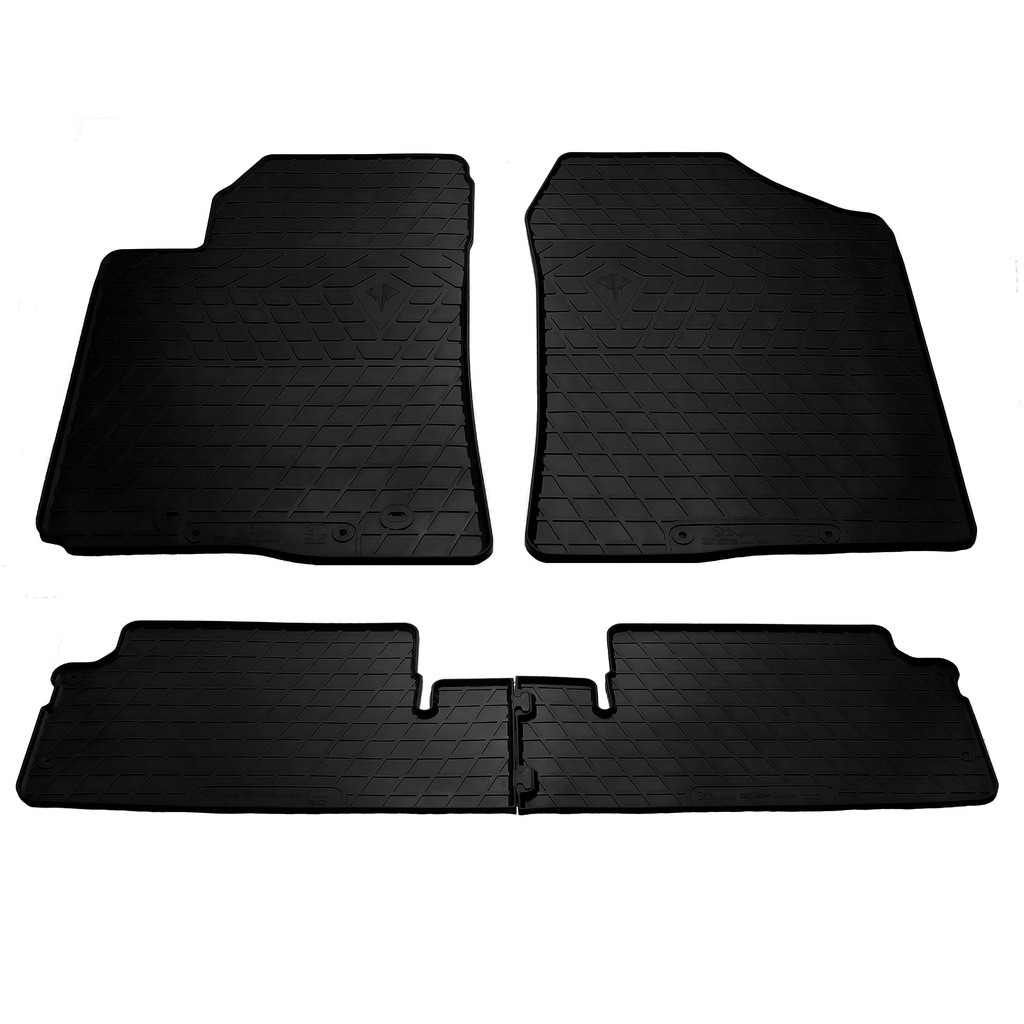 Автокилимки Stingray для Toyota Corolla Verso ZER/ZZE12/R1 2004-2009 4 шт. Чорний (1545548093)