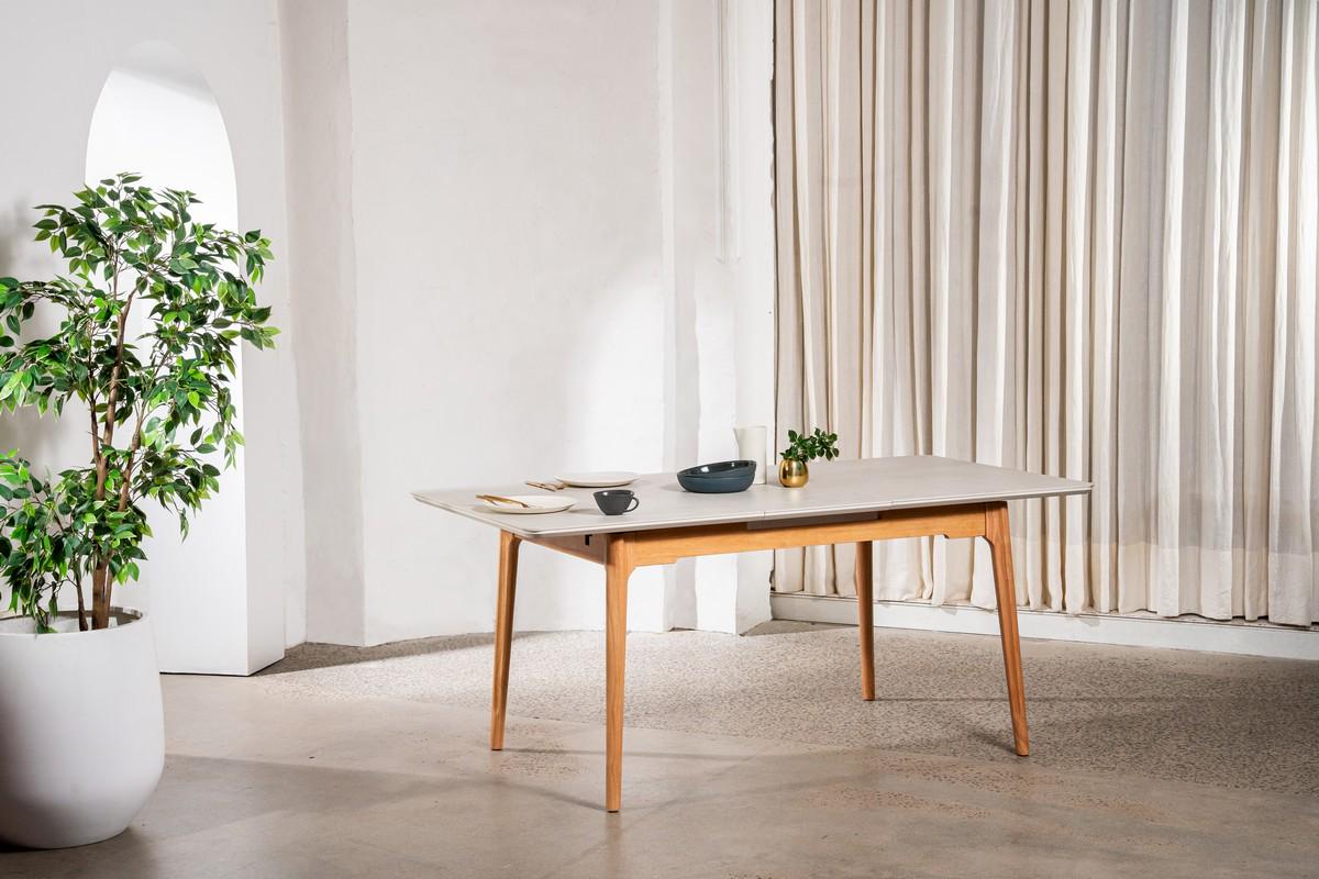 Стол обеденный раздвижной Vetro Mebel 1200-1600x800x760 мм Бардилио лайт/Бук (TМ-120) - фото 6 Стол обеденный раздвижной Vetro Mebel 1200-1600x800x760 мм Бардилио лайт/Бук (TМ-120) - фото 6