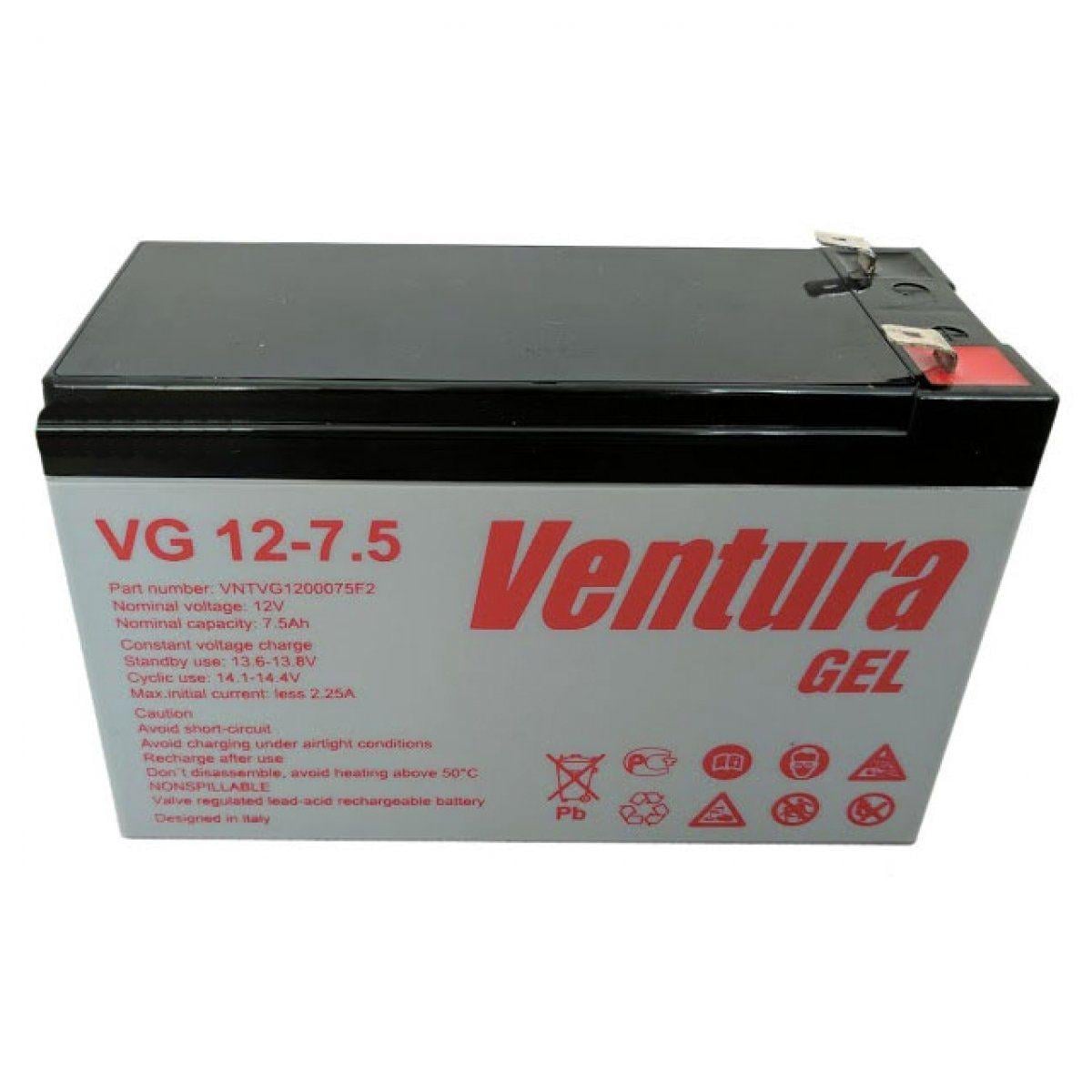 Батарея аккумуляторная Ventura VG 12-7,5 Gel (12196957)