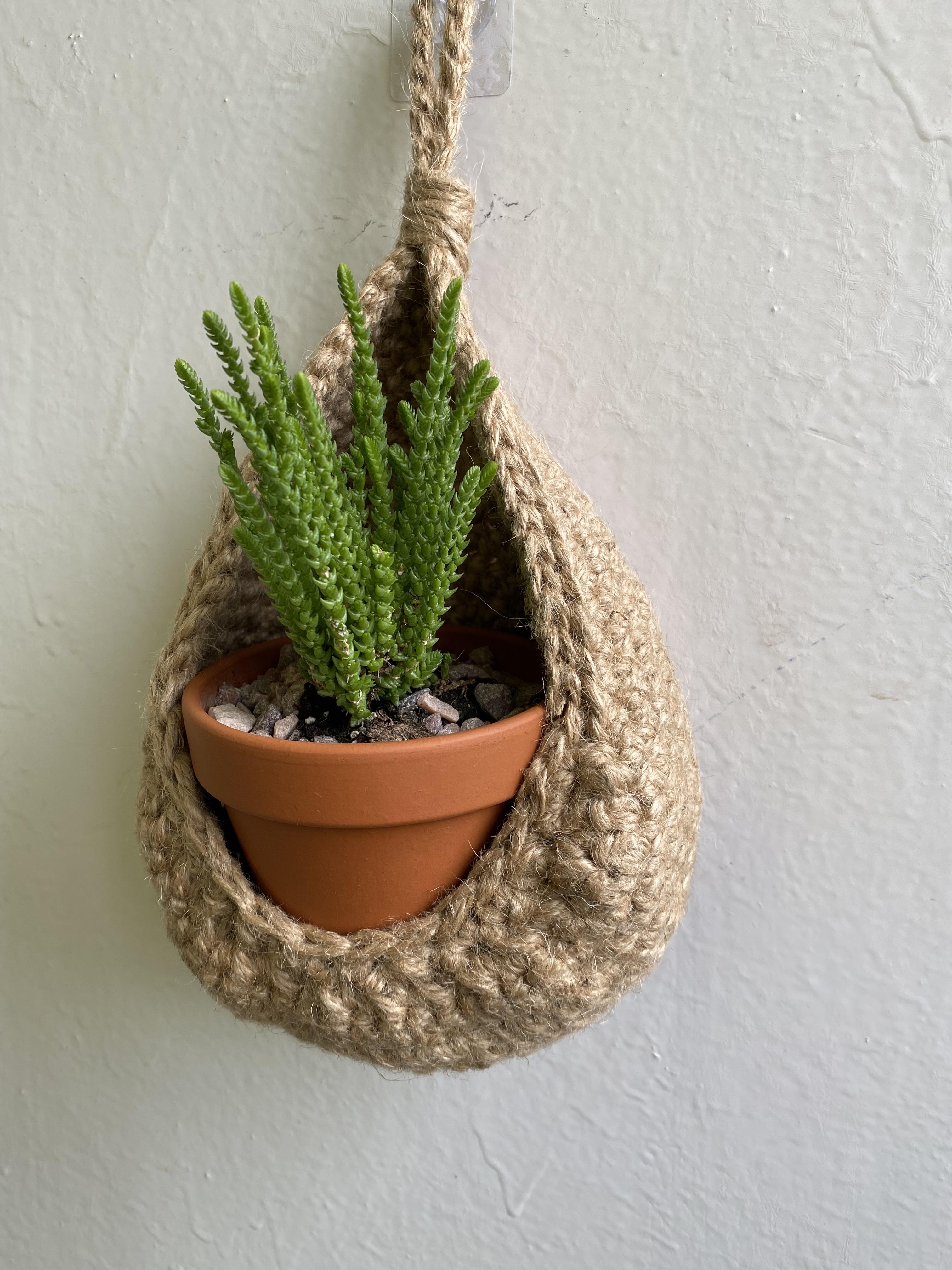 Подвесная корзина из джута Svetla.jute ручной работы (JUTE0075) - фото 2 Подвесная корзина из джута Svetla.jute ручной работы (JUTE0075) - фото 2