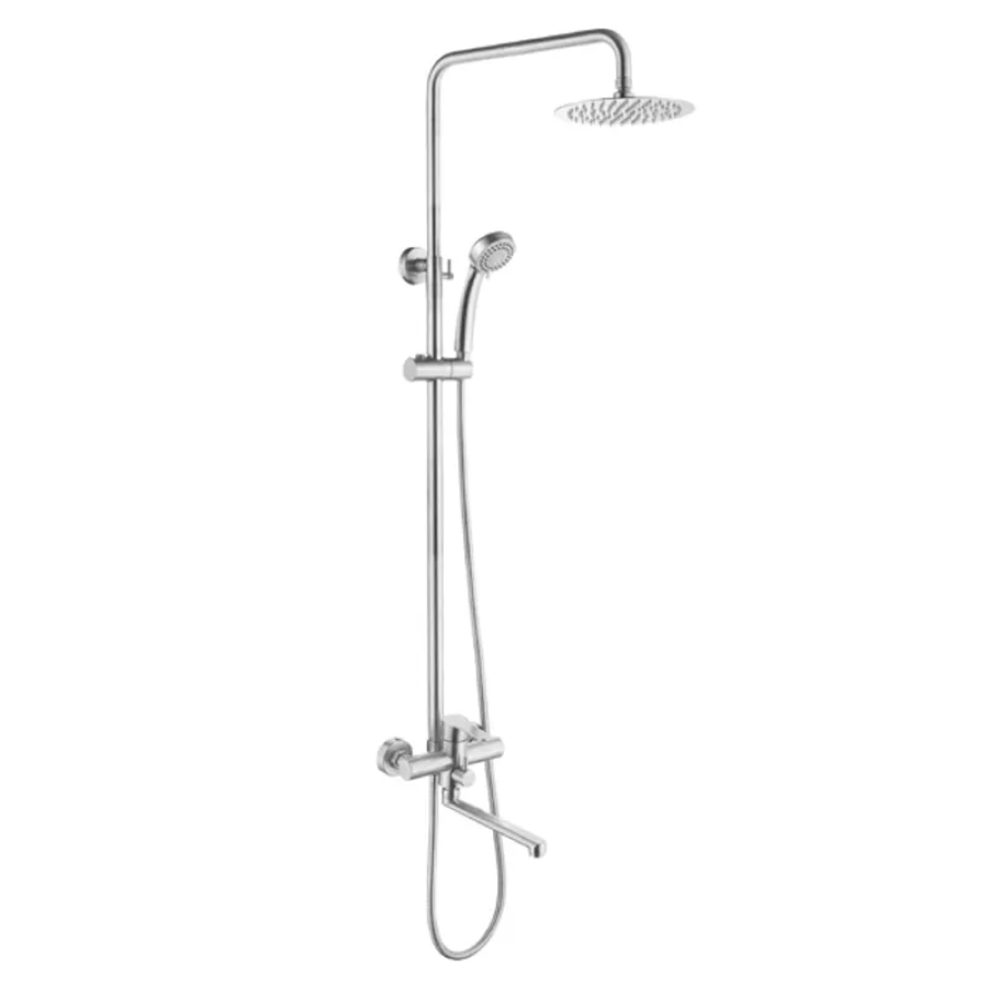Душевая колонна со смесителем Zerix LR72403-1 SUS304 Silver (ZX2990) Душевая колонна со смесителем Zerix LR72403-1 SUS304 Silver (ZX2990)