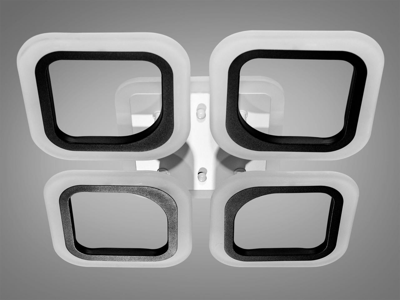 Люстра LED на кухню с пультом AS8060-4BK-LS 55W на 8 м2 Черный (1711404573) Люстра LED на кухню с пультом AS8060-4BK-LS 55W на 8 м2 Черный (1711404573)