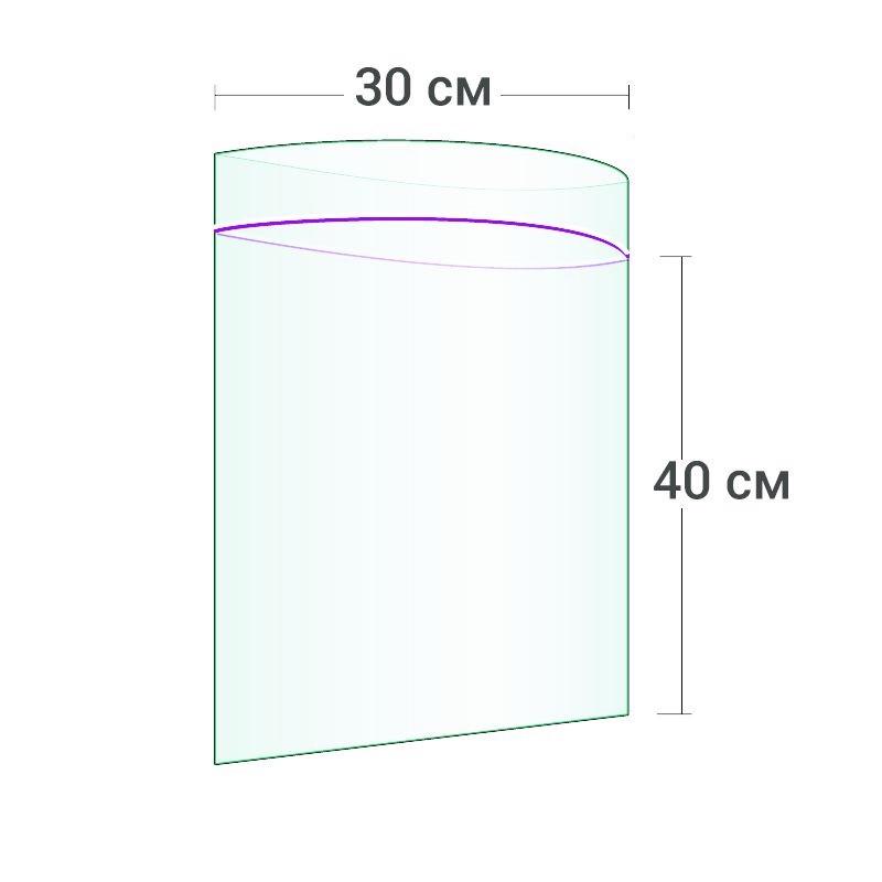 Пакети з замком Zipp-Lock 2 для заморожування та пакування 30х40 см 100 шт. (203283-2-30*40) - фото 4