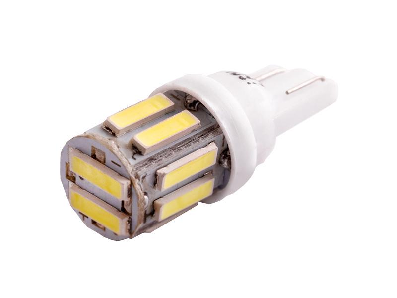 Автомобильная лампа светодиодная LEDUA T10-7020-10 SMD 12V Белый (837) Автомобильная лампа светодиодная LEDUA T10-7020-10 SMD 12V Белый (837)