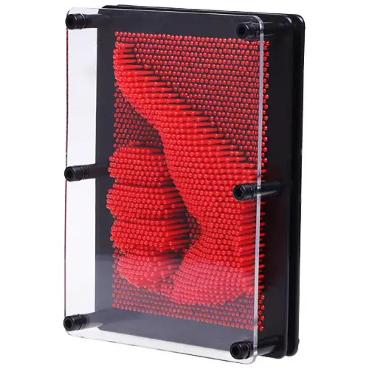 Пин арт Гвоздики Pinart 3D скульптор 20 см Красный (1853/3)