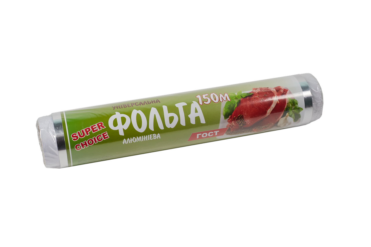 Фольга алюминиевая для запекания Super Choise 29 см/150 м/18 мкм (1999879500)
